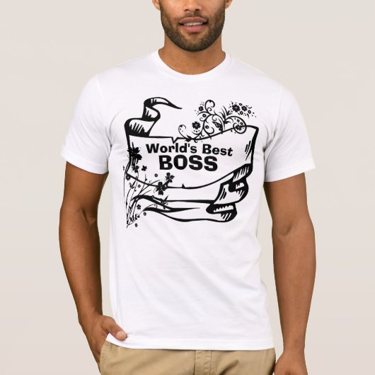 最も最高のなボス Tシャツ (正面)