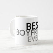 最も最高のなボーイフレンド コーヒーマグカップ (正面左)