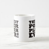 最も最高のなポーカープレイヤー コーヒーマグカップ (中央)