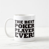 最も最高のなポーカープレイヤー コーヒーマグカップ (左)