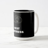 最も最高のな主婦 ツートーンマグカップ (正面右)