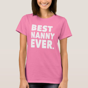 最も最高のな乳母。 (暗いワイシャツのために) Tシャツ