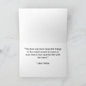 最も最高のな事はハートと感じられます カード (内部)