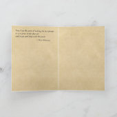 "最も最高のな人の秘密"のウォルト・ホイットマンの引用文 カード (内部)