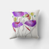 最も最高のな介護者の枕野生の花 クッション (裏面)