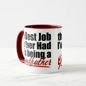 最も最高のな仕事は祖父です マグカップ (正面左)