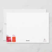 最も最高のな休日の現在 シーズンカード (裏面)