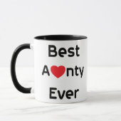 最も最高のな伯母さん マグカップ (左)