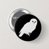 最も最高のな価格のフクロウの恋人 缶バッジ (正面&裏面)