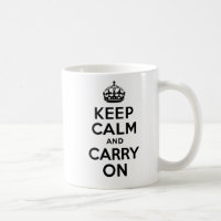 最も最高のな価格のKeep Calm and Carry Onの黒
