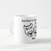 最も最高のな俳優か先導的な役割: アレックス コーヒーマグカップ (正面左)