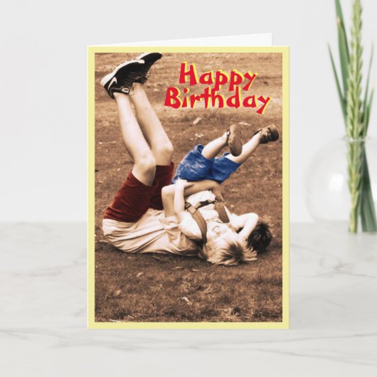 最も最高のな兄弟のバースデー・カード カード (正面)