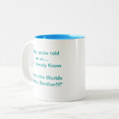 最も最高のな兄弟のマグ ツートーンマグカップ (正面左)