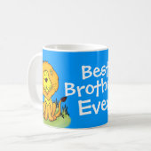 最も最高のな兄弟のライオンの青い旅行/クラブマグ コーヒーマグカップ (正面左)