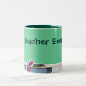 最も最高のな先生のマグ ツートーンマグカップ (中央)