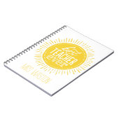 最も最高のな先生、カスタムなノート ノートブック (左側)