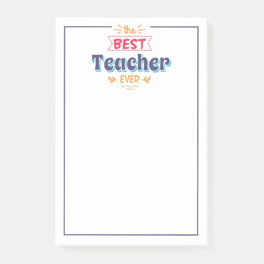 最も最高のな先生 ポストイット (正面)