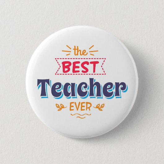 最も最高のな先生 缶バッジ (正面)