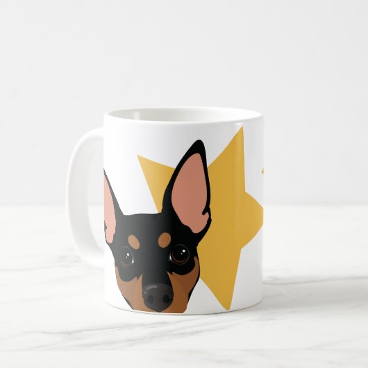 最も最高のな分PINのパパ/お母さんのクラシックなコーヒー・マグ コーヒーマグカップ (正面左)