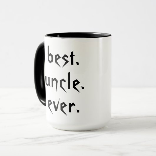 最も最高のな叔父さんのコーヒー・マグ マグカップ (正面左)