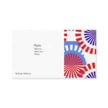 最も最高のな名刺-破損の証拠-愛国心が強い色