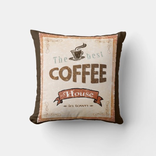 最も最高のな喫茶店 クッション (正面)