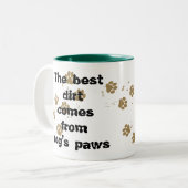 最も最高のな土 ツートーンマグカップ (正面左)