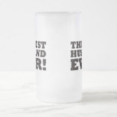 最も最高のな夫 フロストグラスビールジョッキ (中央)