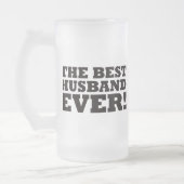 最も最高のな夫 フロストグラスビールジョッキ (左)