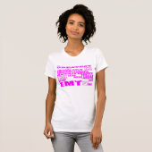 最も最高のな女の子EMTs: ピンクの最も素晴らしいEMT Tシャツ (正面フル)