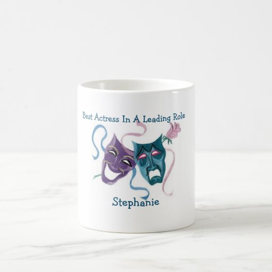 最も最高のな女優か先導的な役割: Stephanie コーヒーマグカップ (中央)
