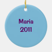 最も最高のな妻のパーソナライズなオーナメント セラミックオーナメント (裏面)