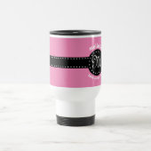 最も最高のな姉妹の水玉模様のモノグラムのピンクA05B1 トラベルマグ (中央)