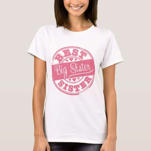 最も最高のな姉-ゴム印の効果 Tシャツ (正面)