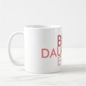 最も最高のな娘 コーヒーマグカップ (左)