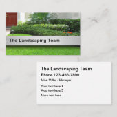 最も最高のな家の造園 名刺 (正面/裏面)