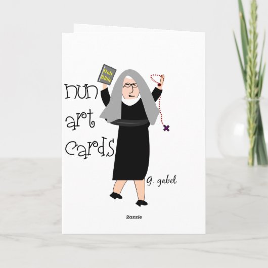 最も最高のな尼僧のバースデー・カード カード (裏面)