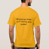 最も最高のな引用文 Tシャツ (裏面)