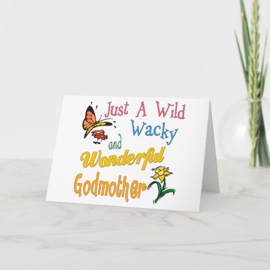 最も最高のな教母のギフト カード (正面)