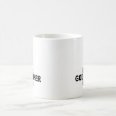最も最高のな教母 コーヒーマグカップ (中央)