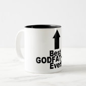 最も最高のな教父 ツートーンマグカップ (正面左)