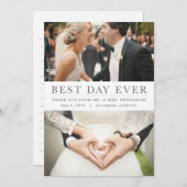 最も最高のな日のサンキューカード サンキューカード (正面/裏面)