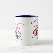 最も最高のな曾祖父手 ツートーンマグカップ (中央)