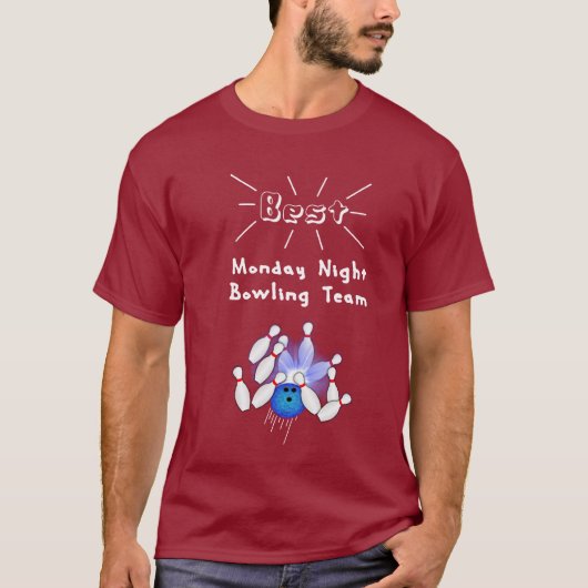 最も最高のな月曜の夜のチーム Tシャツ (正面)