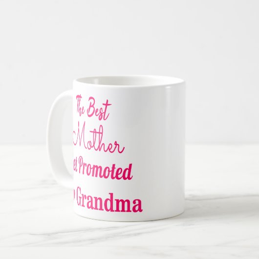 最も最高のな母は祖母に促進されて得ます コーヒーマグカップ (正面左)