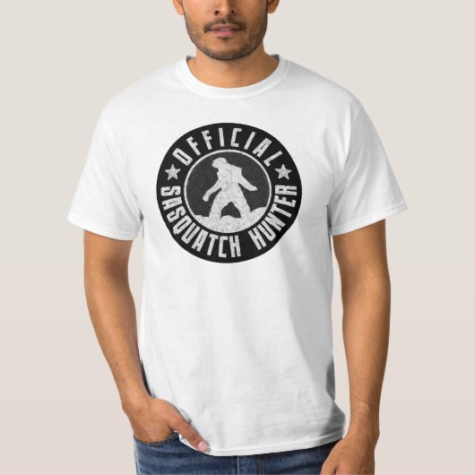 最も最高のな版-公式のサスカッチのハンターのデザイン Tシャツ (正面)