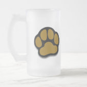 最も最高のな犬のお母さんのコップ及びマグ フロストグラスビールジョッキ (左)