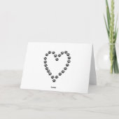 最も最高のな犬のお母さん カード (裏面)