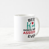 最も最高のな理学療法士の助手のコーヒー・マグ コーヒーマグカップ (正面右)
