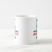 最も最高のな理学療法士の助手のコーヒー・マグ コーヒーマグカップ (中央)